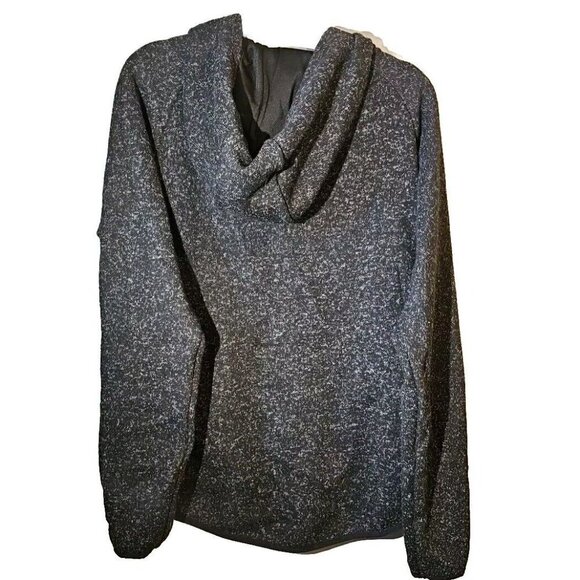 Thread & Supply Women’s Quarter Button Up Black/Gray Pockets Hoodie - XLarge - Picture 6 of 10